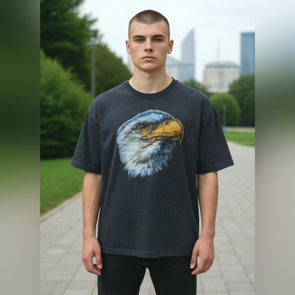 Vintage pro weight Delta American eagle graphic tee size 3xl UNISEX
